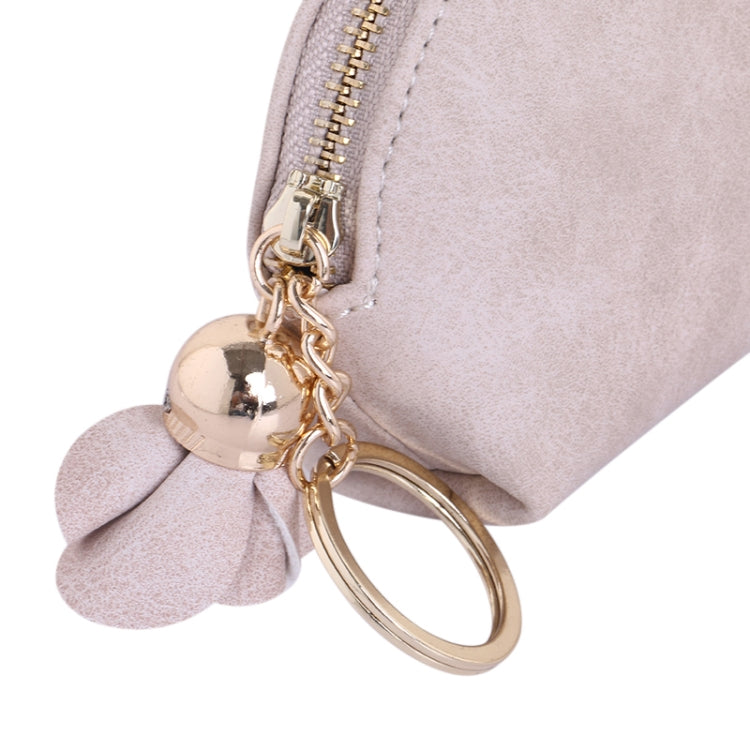 Creative Mini Cute Coin Purse with Flower Tassel Pendant