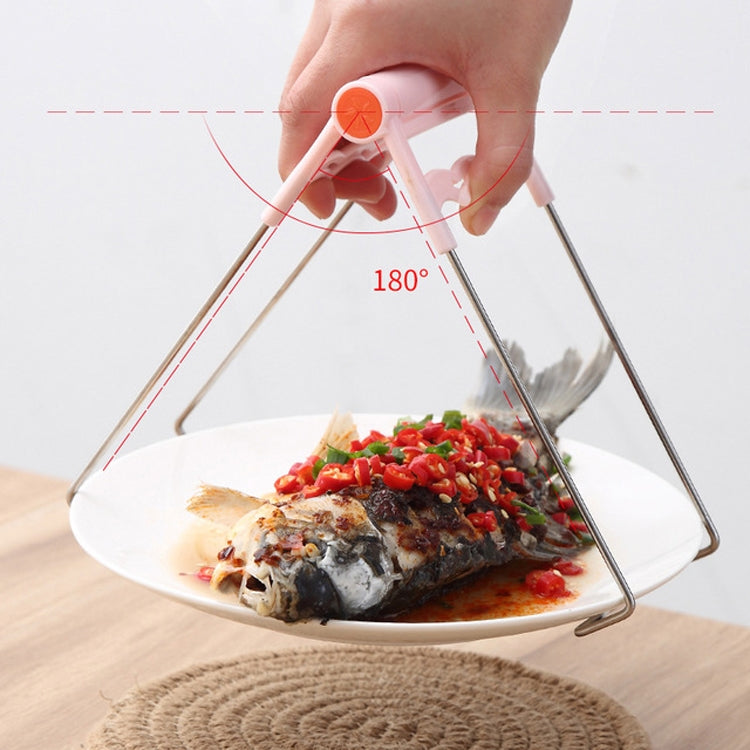 3 PCS Stainless Steel Non-slip Bowl Lifter Kitchen Anti-scalding Clip, Style:Anti-scalding Clip