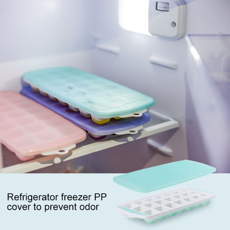 Summer 21 Grid Cool Home-made Ice Cube Ice Box Mould with Lid