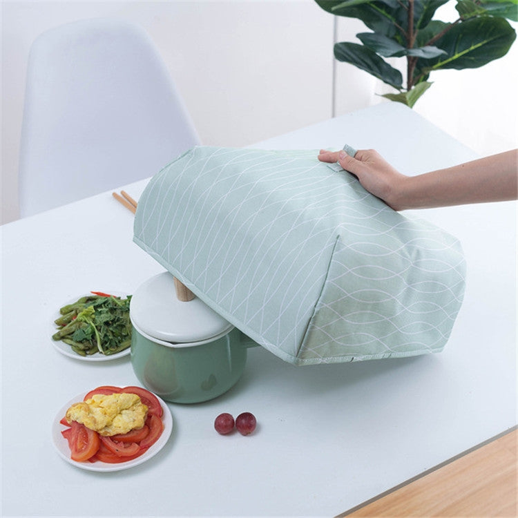 Foldable Food Cover Dish Dust Cover Kitchen Food Aluminum Film Heat Preservation Cover Large Nest