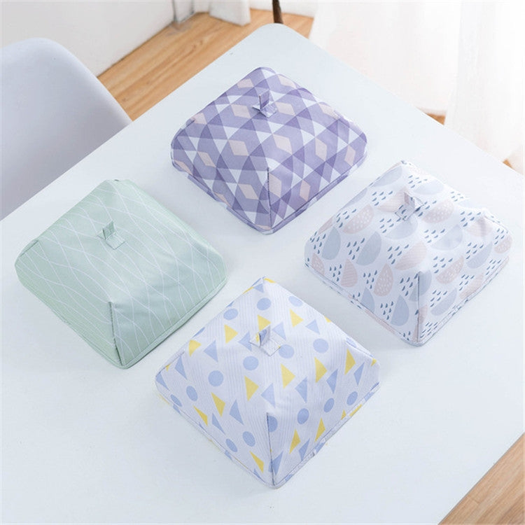 Foldable Food Cover Dish Dust Cover Kitchen Food Aluminum Film Heat Preservation Cover Large Nest