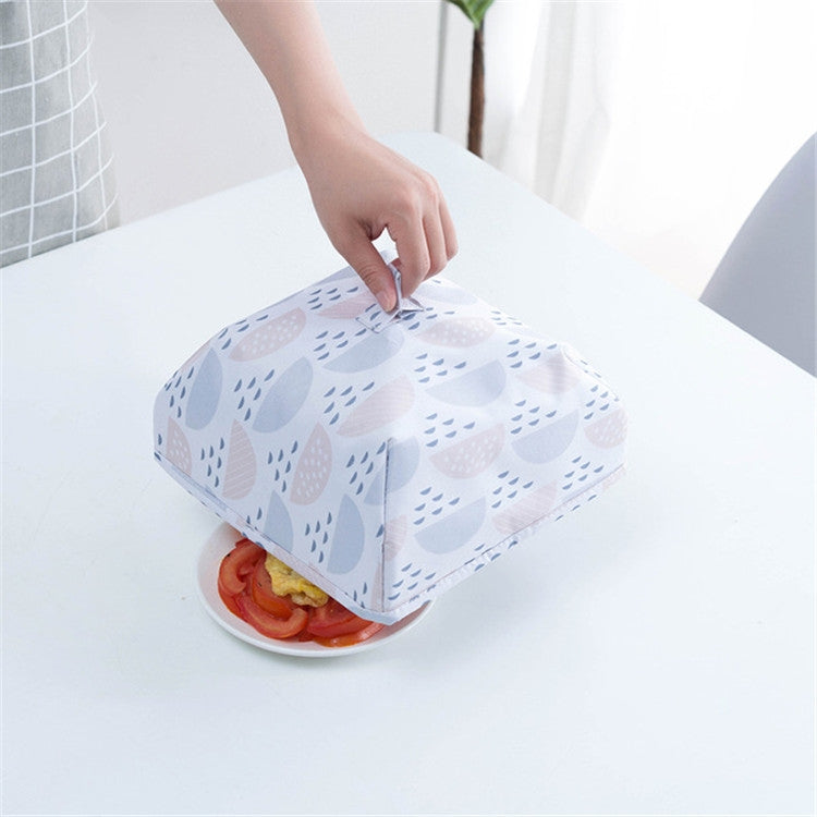 Foldable Food Cover Dish Dust Cover Kitchen Food Aluminum Film Heat Preservation Cover Small Nest