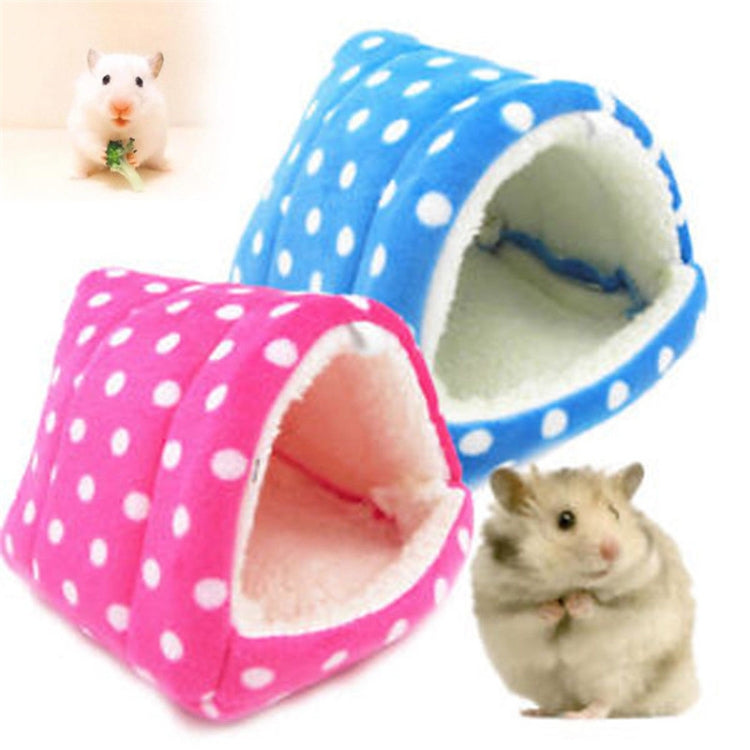 Warm Thickened Triangle Bird Nest Parrot Hamster Hammock Nest, Size:L-13x14cm
