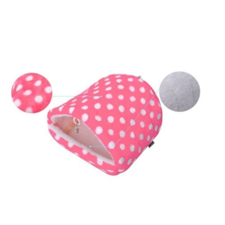 Warm Thickened Triangle Bird Nest Parrot Hamster Hammock Nest, Size:L-13x14cm