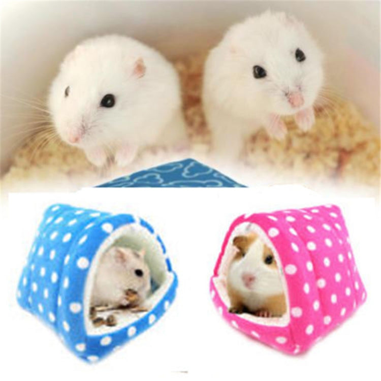 Warm Thickened Triangle Bird Nest Parrot Hamster Hammock Nest, Size:L-13x14cm