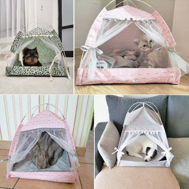 Four Seasons Universal Cat Small Dog Tent Removable and Washable Cat Litter Pet Nest, Size:M