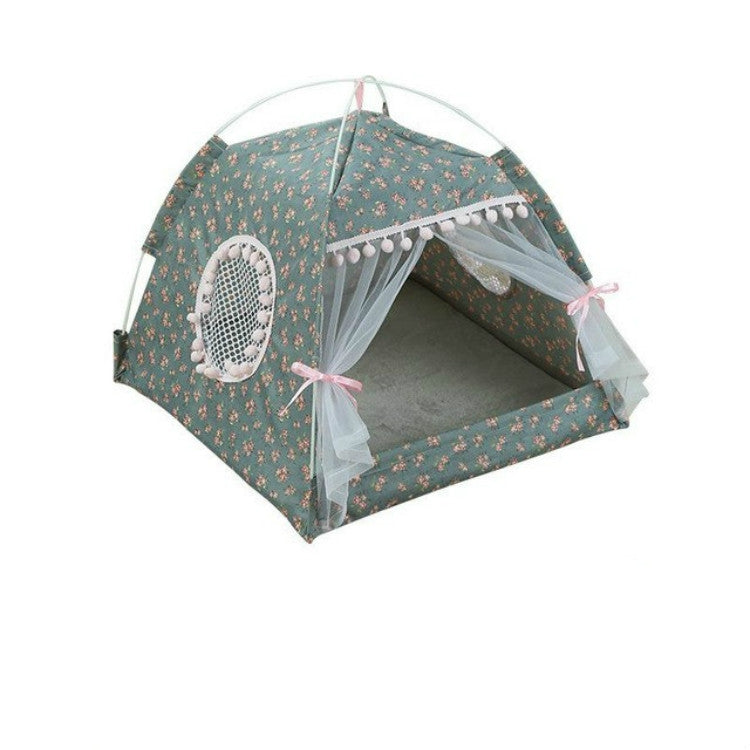Four Seasons Universal Cat Small Dog Tent Removable and Washable Cat Litter Pet Nest, Size:L