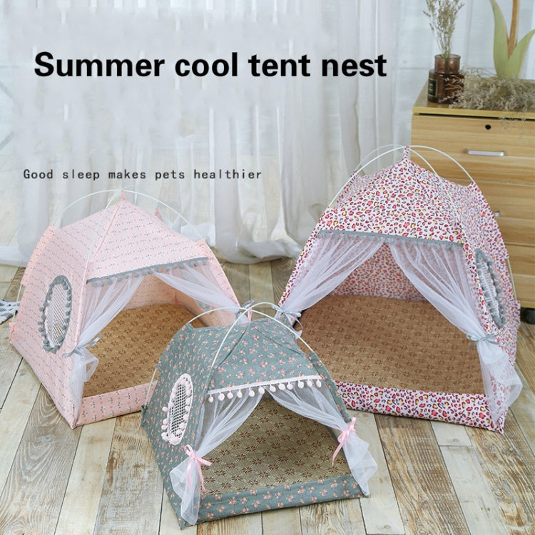 Four Seasons Universal Cat Small Dog Tent Removable and Washable Cat Litter Pet Nest, Size:L