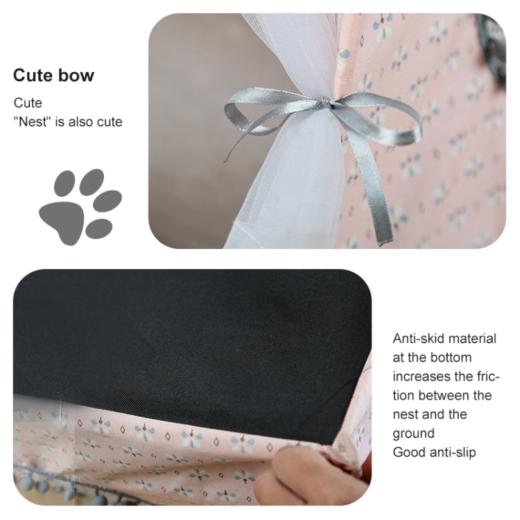 Four Seasons Universal Cat Small Dog Tent Removable and Washable Cat Litter Pet Nest, Size:XL