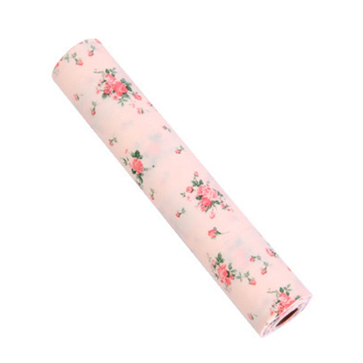 Plastic Printed Wallpaper Waterproof Drawer Paper Colorful Mat Wardrobe Kitchen Cabinet Pad, Size:45x160 cm