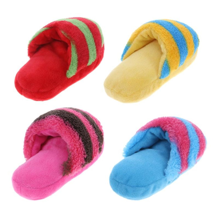 Pet Toys Slippers Puppy Dog Sound Chew Play Toys for Dog Cats Funny Dog Products Red