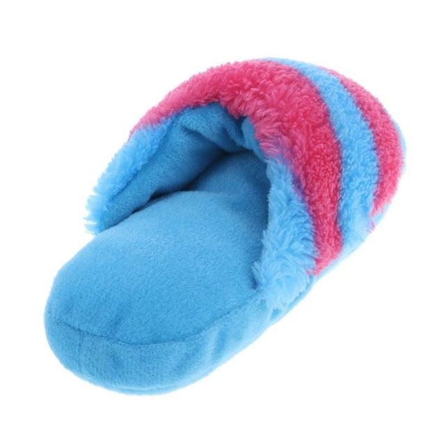 Pet Toys Slippers Puppy Dog Sound Chew Play Toys for Dog Cats Funny Dog Products Blue