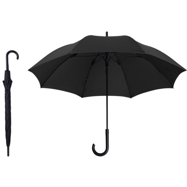 Long Handle Semi-automatic Straight Rod Eight-bone Sunny Umbrella