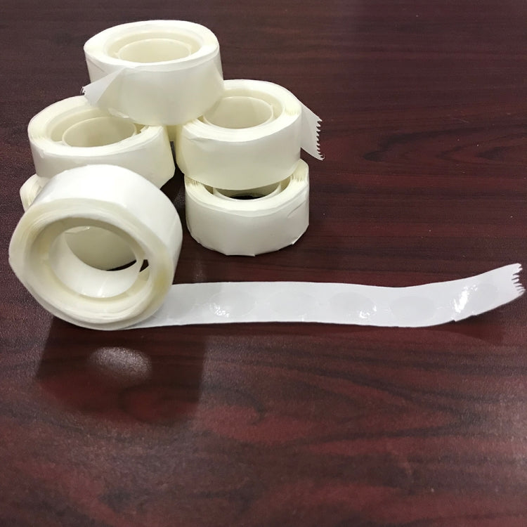 5 Rolls Small Double-Sided Glue Balloon Removable Non-Marking Glue Tape 100 Capsules(White)