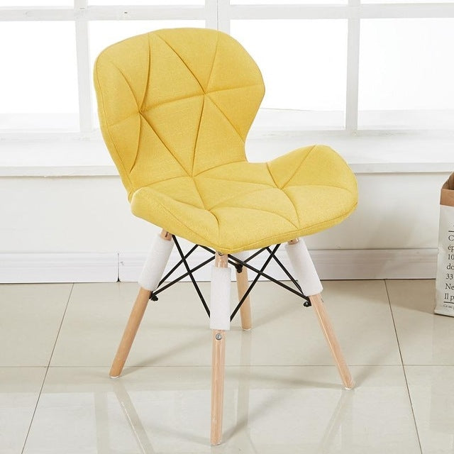 Modern Simple Home Stool Back Makeup Desk Chair Butterfly Dining Chair
