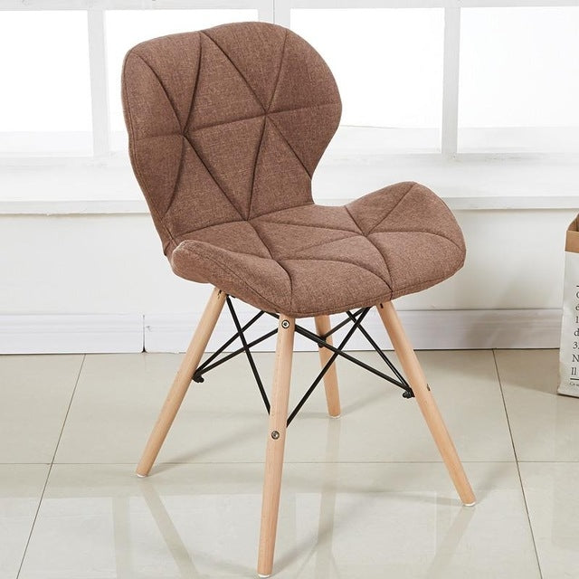 Modern Simple Home Stool Back Makeup Desk Chair Butterfly Dining Chair