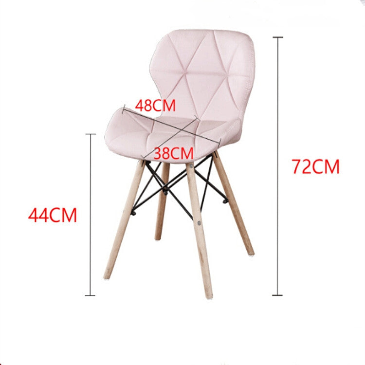Modern Simple Home Stool Back Makeup Desk Chair Butterfly Dining Chair