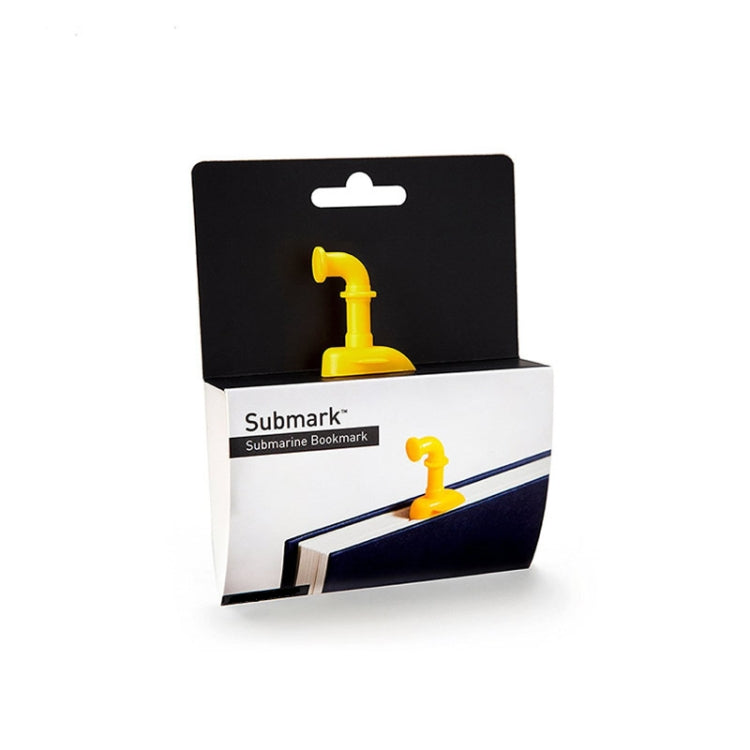 20 PCS Book Clip PP Material Reuse Repeatedly Reading Submarine Bookmarks(Yellow)