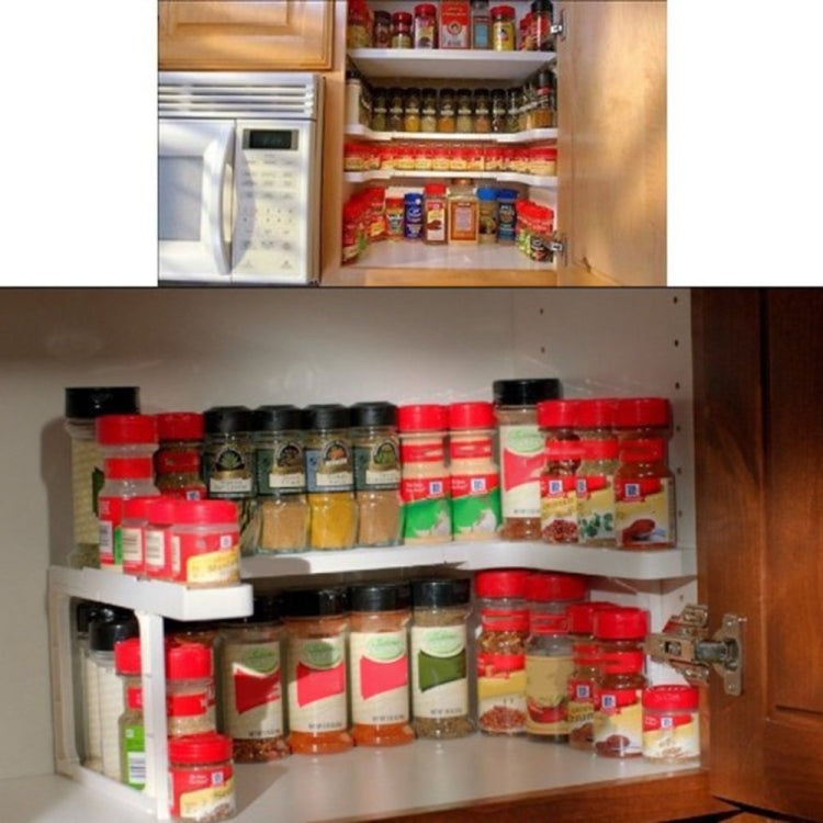 Adjustable Kitchen Spice Organizer Storage Rack