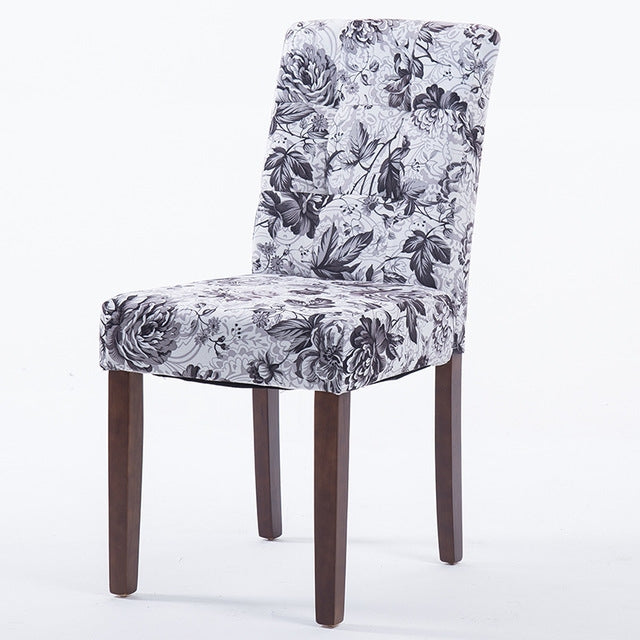 Dining Chair Solid Wood Dining Chairs Coffee Restaurant Hotel Chair Fabric Simple Modern Home Desk Stool