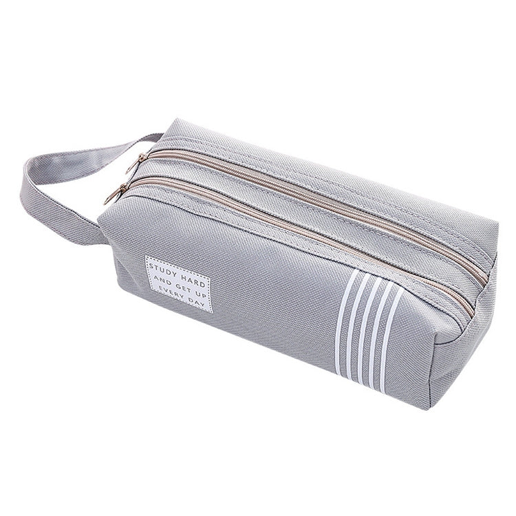 Double Zipper Large Pencil Case Kawaii School Pencilcase Big Pen Box For Girls Stationery Supplies Pencil Box Bag