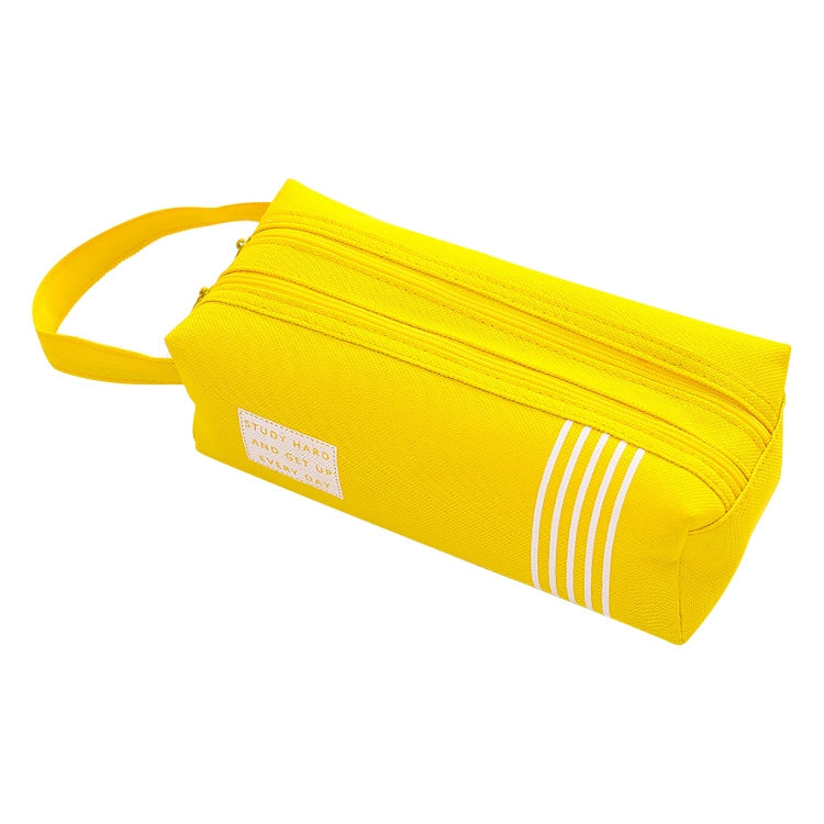 Double Zipper Large Pencil Case Kawaii School Pencilcase Big Pen Box For Girls Stationery Supplies Pencil Box Bag