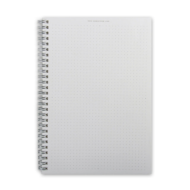 Hard Cover Dot Notebook Bandage Weekly Planner Agenda Diary School Supplies Journals Sketchbook, Size:A6(10.8x14.8CM)