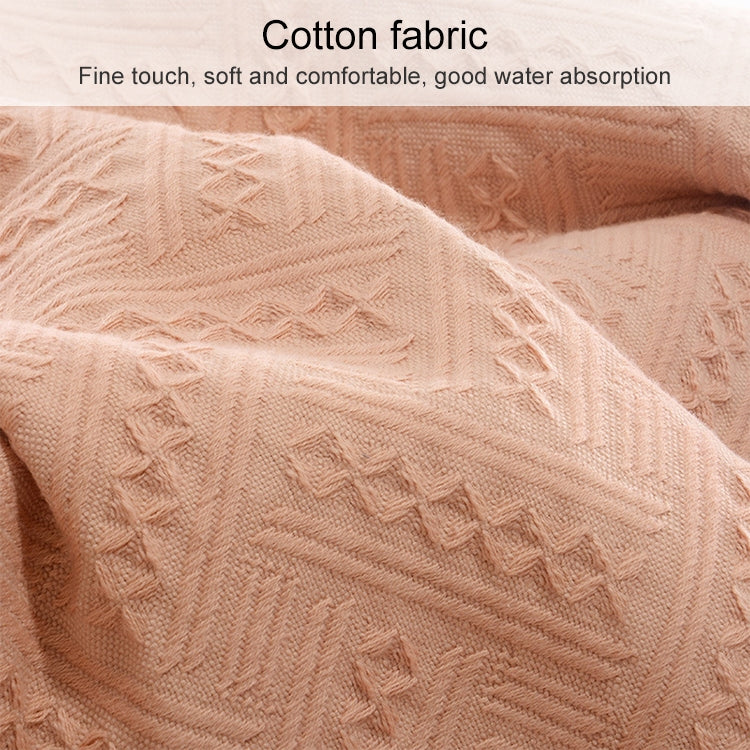 Simple Cotton Tassel Bath Towel