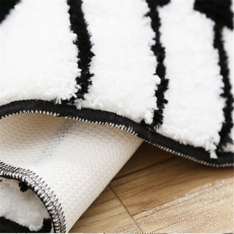 Simple Pattern Modern Household Non-slip Absorbent Floor Mats for Kitchen and Bathroom, Size:50x80cm