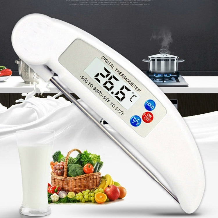 Folding Meat Thermometer Digital Kitchen Thermometer Food Cooking BBQ Probe