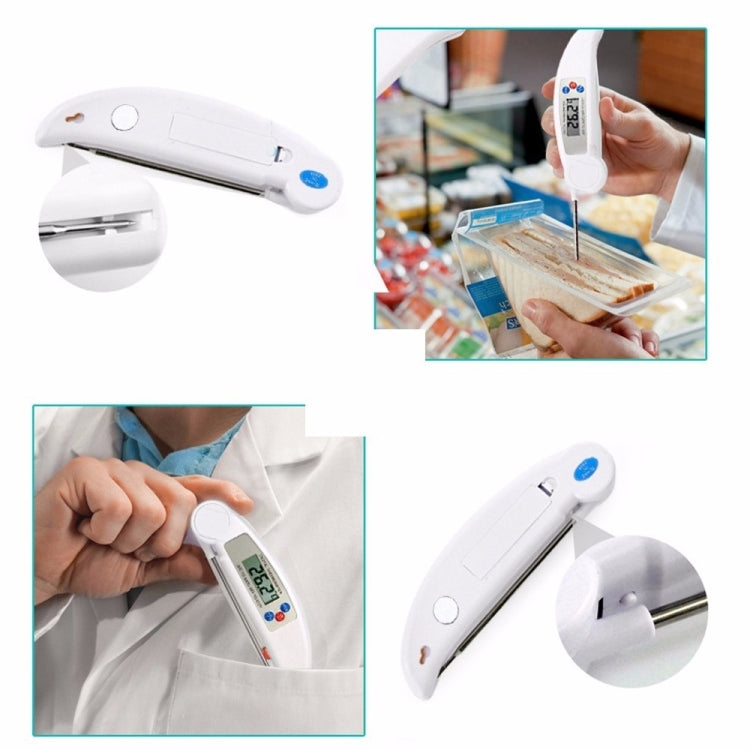 Folding Meat Thermometer Digital Kitchen Thermometer Food Cooking BBQ Probe