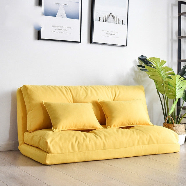 Double-purpose Small Apartment Bedroom Multi-functional Folding Lazy Little Sofa Bed