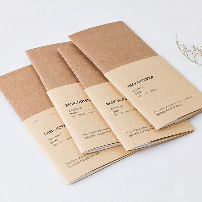 Creative Simple Traveler Series Kraft Refill Diary Notebook
