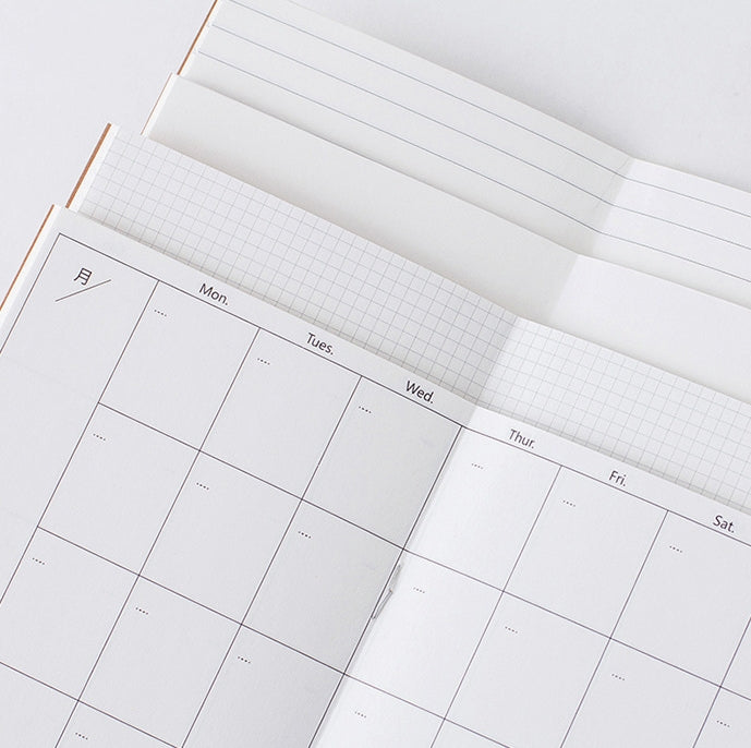 Creative Simple Traveler Series Kraft Refill Diary Notebook