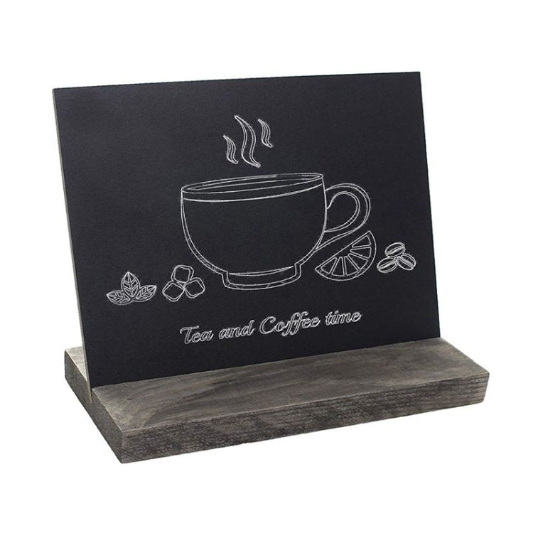4 PCS Hotel Bar Creative Double-sided Small Blackboard Writing Board
