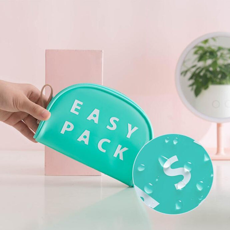 Portable Small Portable Travel Cosmetics Storage Bag(Yellow)