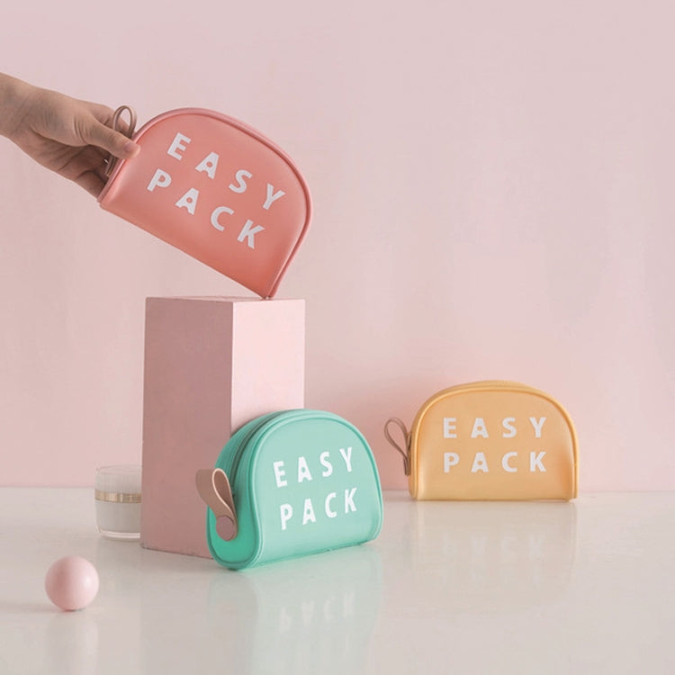 Portable Small Portable Travel Cosmetics Storage Bag(Yellow)