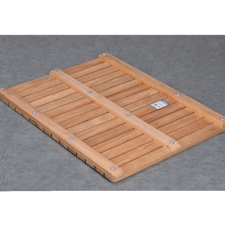 Golden Pear Wood Solid Wood Non-slip Floor Mat Shower Room Mat No Paint Anti-corrosion Wood Floor, Size:40X60CM