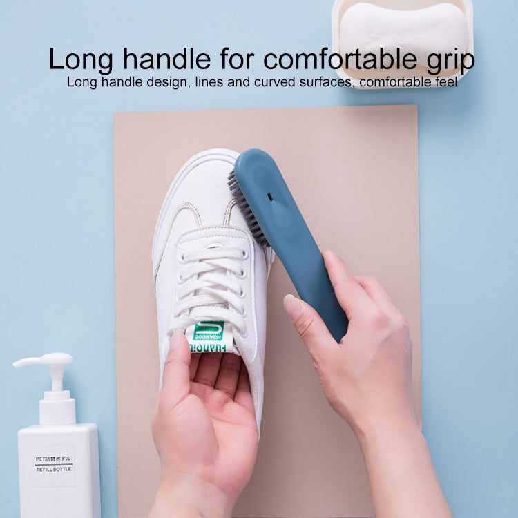 2 PCS Household Soft Hair Cleaning Collar Brush Clothing Long Handle Shoes Brush