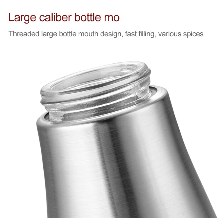 Stainless Steel Glass Oil Pot Cruet Soy Sauce Vinegar Bottle Leakproof Oil Bottle