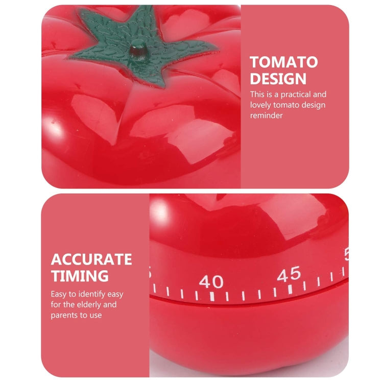 Creative Cute Tomato Shape Kitchen Mechanical Timer Alarm Reminder