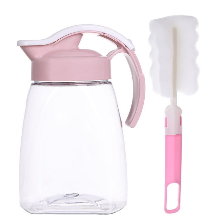 Creative Large Capacity Household Cold Water Bottle Thick Heat-resistant With Lid Brush Juice Pot, Capacity:1.2L