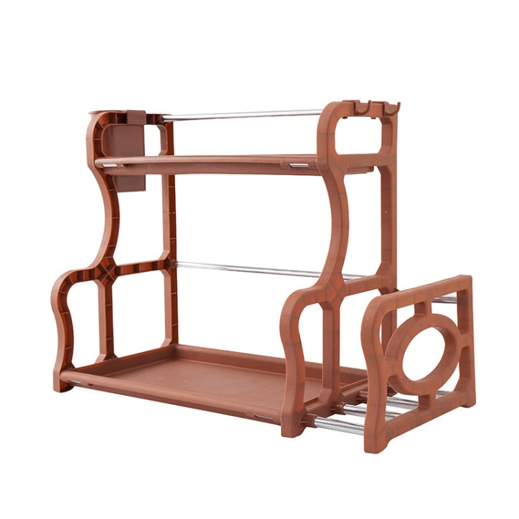 Multifunctional Creative Double Plastic Cutter Cruet Storage Rack Kitchen Rack