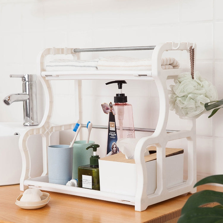 Multifunctional Creative Double Plastic Cutter Cruet Storage Rack Kitchen Rack