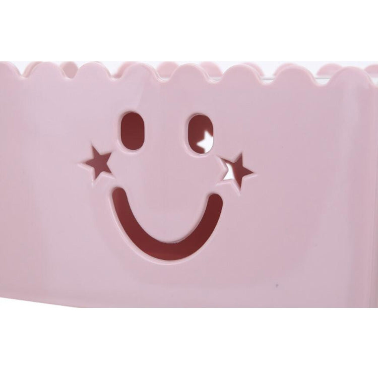 Cute Cartoon Multi-function Flip-style Smiley Tissue Box Living Room Dining Room Tissue Paper Storage Box