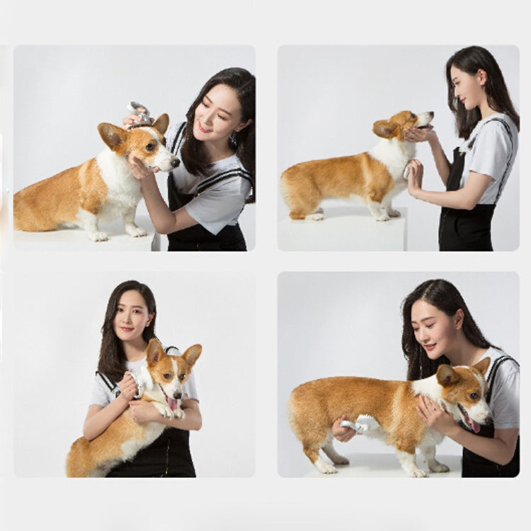 Curved Massage Beauty Pet Comb Pet Steel Comb(Pink)