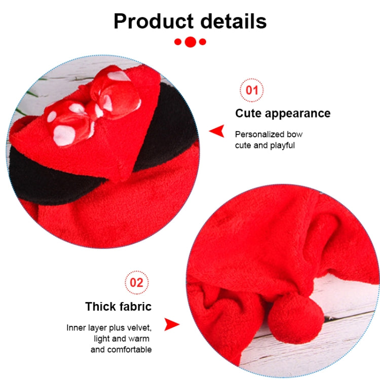 Autumn and Winter Plus Velvet Warm Hooded Plush Cute Pet Four-legged Clothes, Size: M