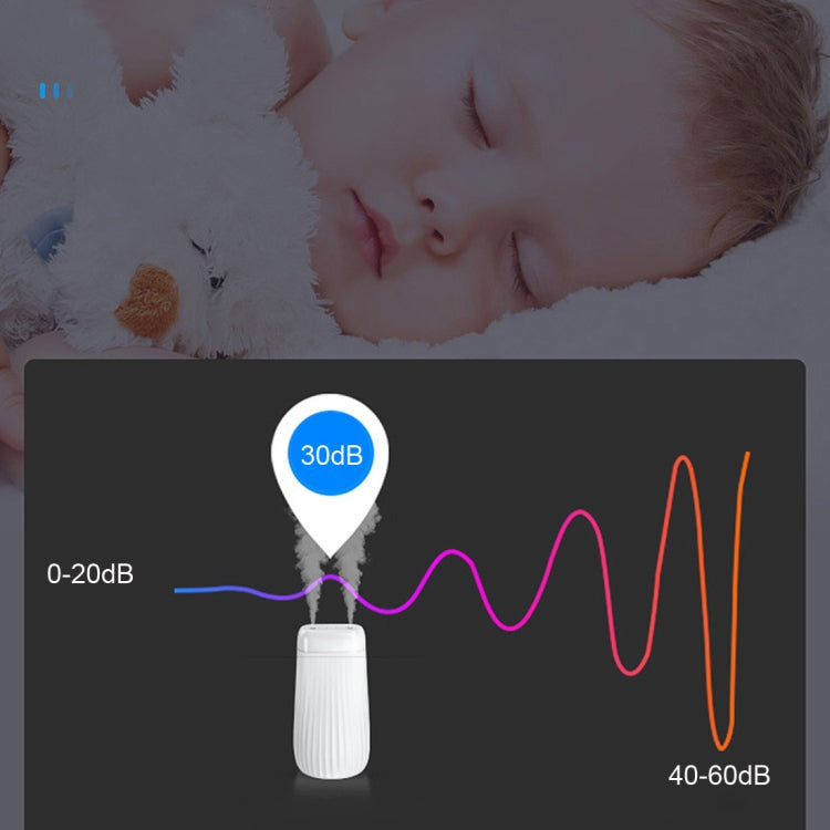 Dual-Nozzle Sprayer Air Humidifier 1L Large Capacity Ultrasonic Cool Mist Water Diffuser Aroma Humidifier, Style:USB Charging
