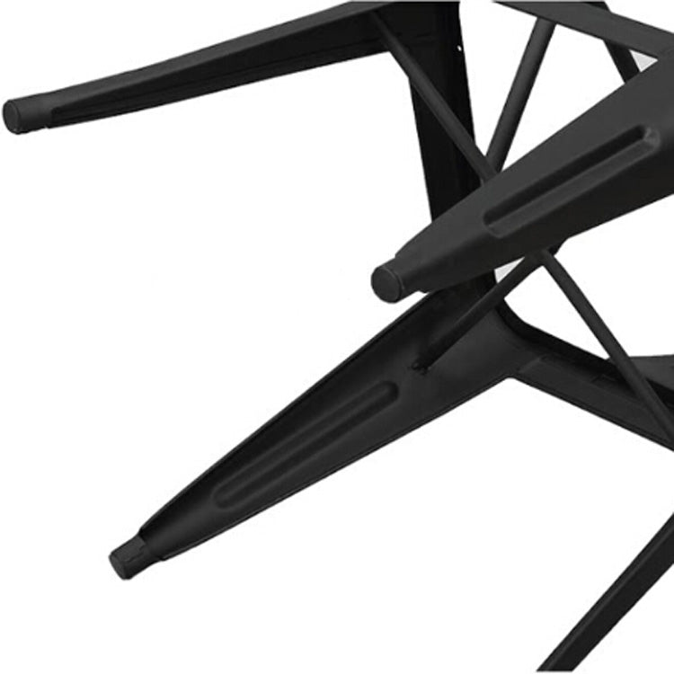 Industrial Wind Wrought Iron Solid Wood Office Lounge Chair