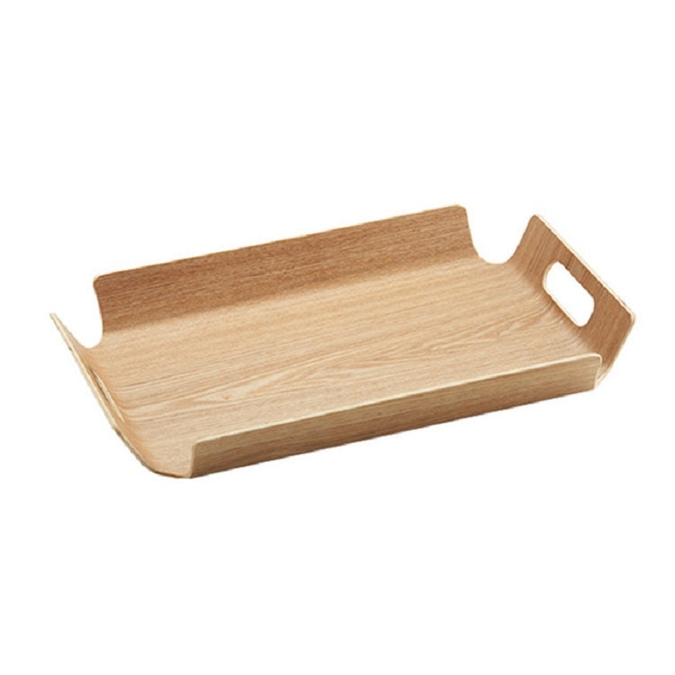 Wooden Dinner Plate Serving Plate Pastry Tray, Specification:882 Ash L